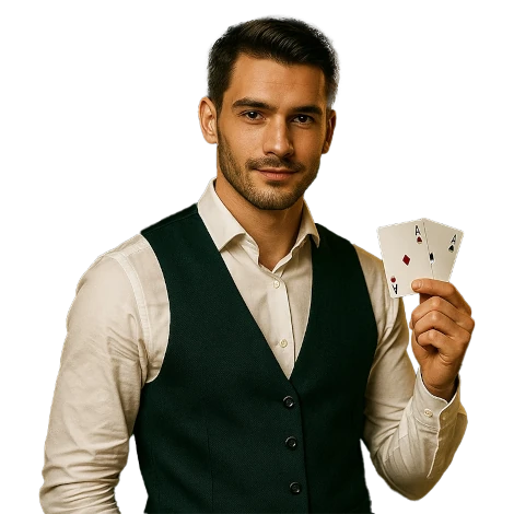 Megaways VIP third deposit bonus dealer holding aces